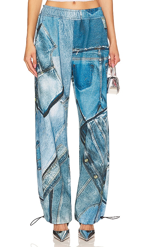 Versace Jeans Couture Sweatpants In Bonnie Light Blue