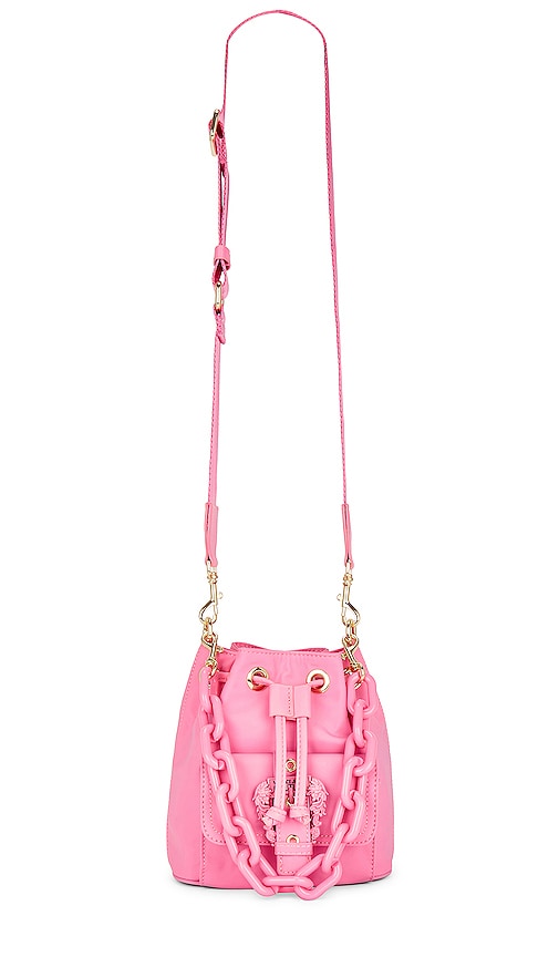 Versace Jeans Couture Drawstring Bag in Pink.