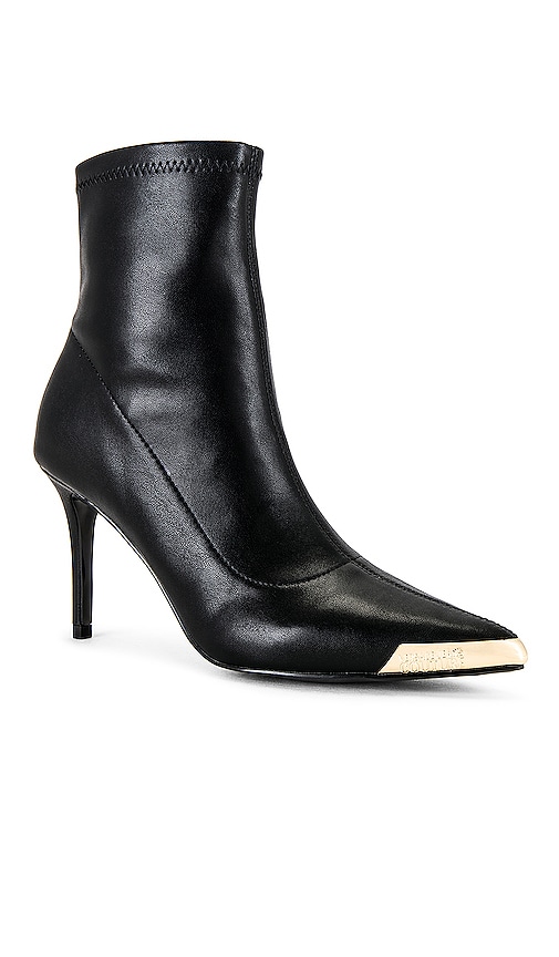 Shop Versace Jeans Couture Heeled Ankle Booties In 블랙