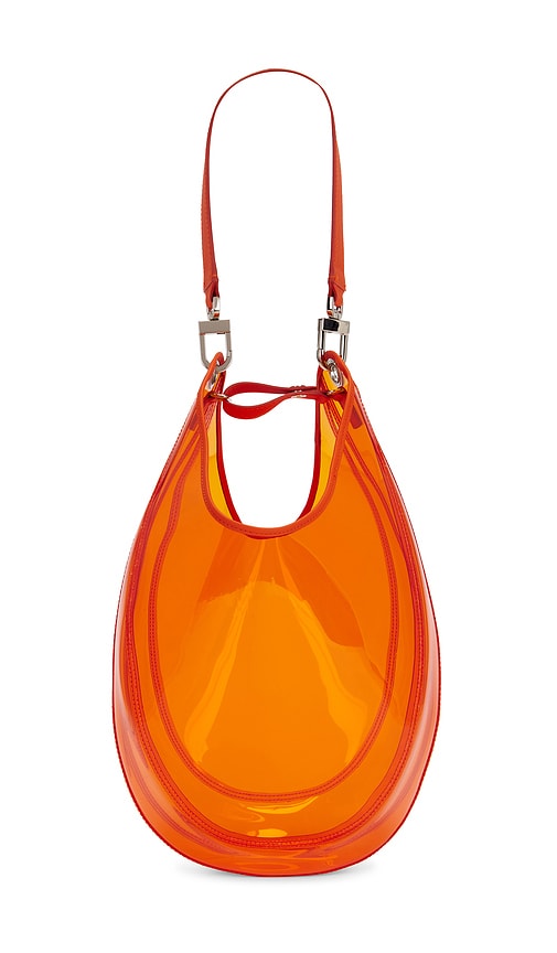 Pvc Shoulder Bag in Orange.