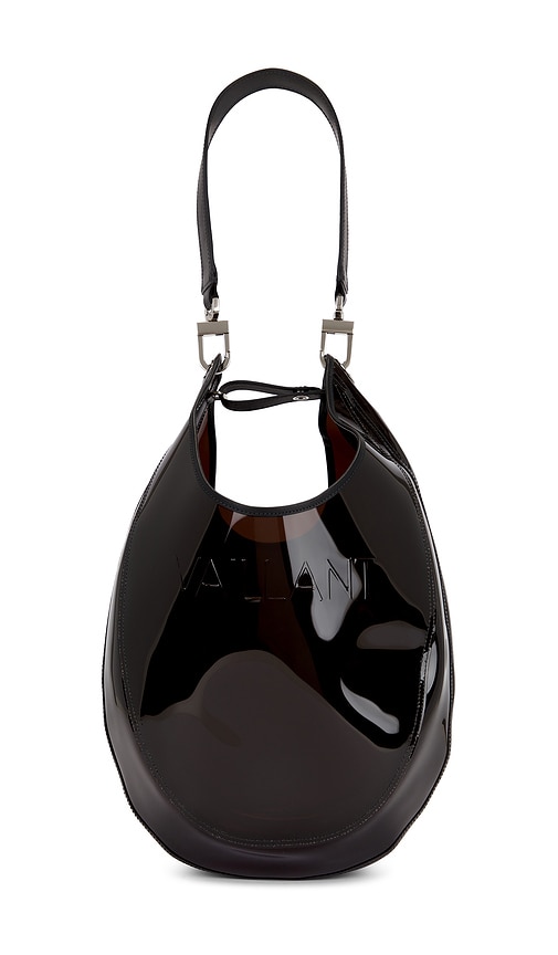 Pvc Shoulder Bag in Chocolate.