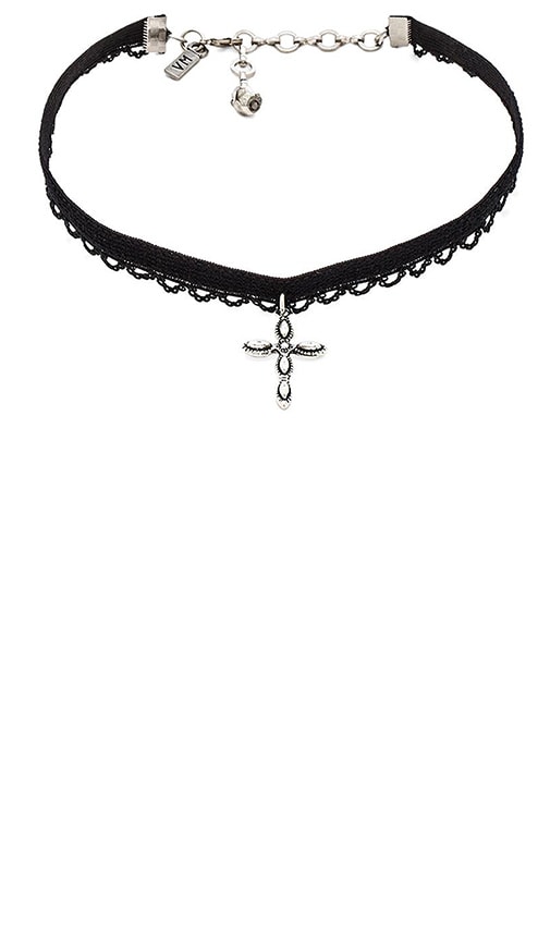 Cross Pendant Choker