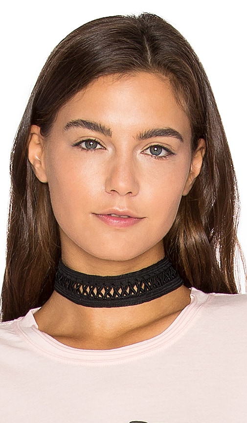 Vanessa Mooney X Lace Choker in Black | REVOLVE