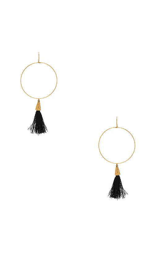 Summer of Love Tassel Hoop Earrings