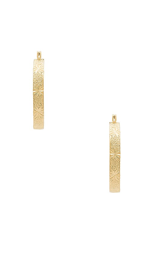 Vanessa Braided Gold Hoops
