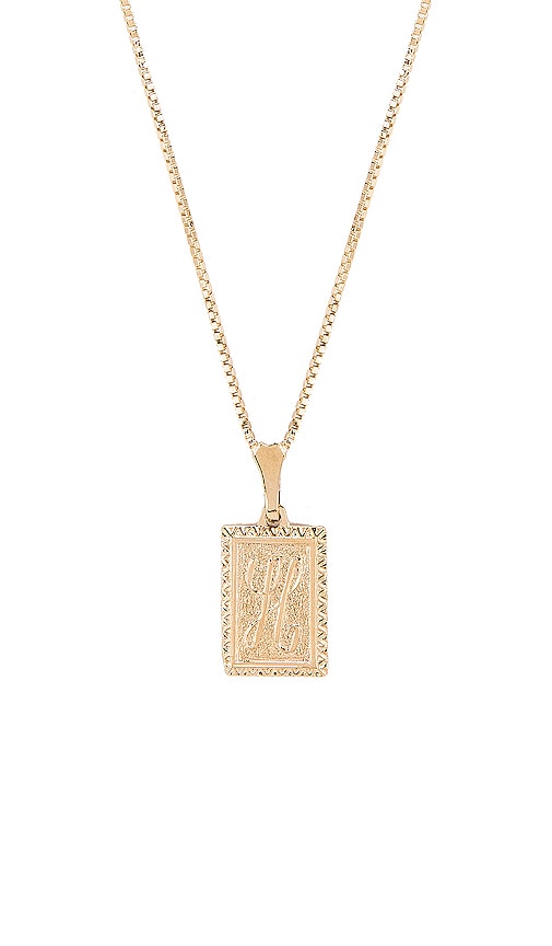 The London H Initial Necklace