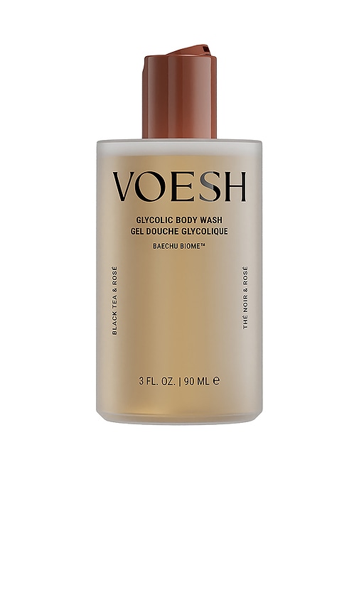 VOESH Travel Glycolic Body Wash in Black Tea  Rose