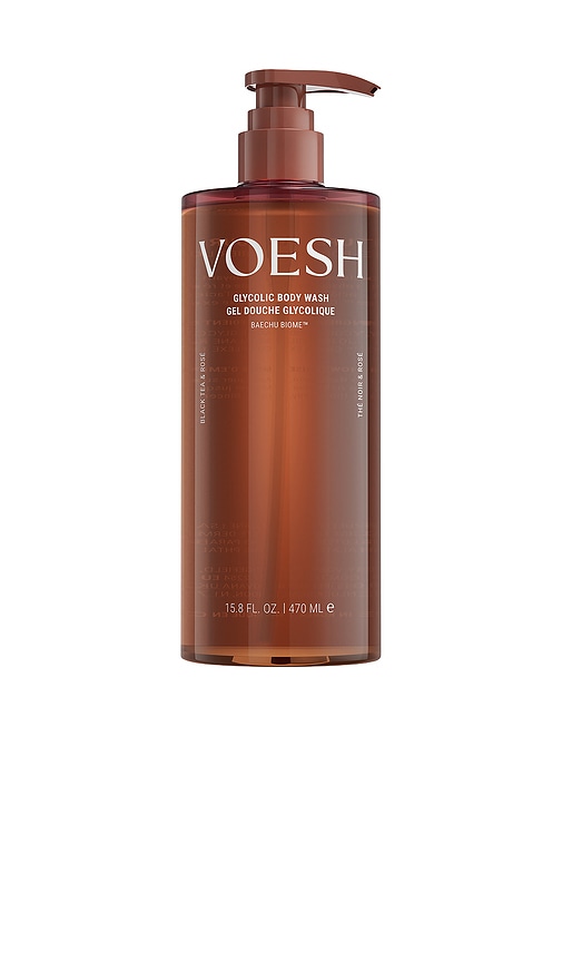 VOESH Glycolic Body Wash in Black Tea  Rose