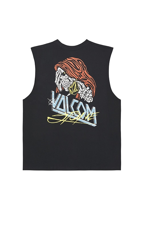 Dropped This Sleeveless Tee in Black. - size S (also in L, M, XL/1X)