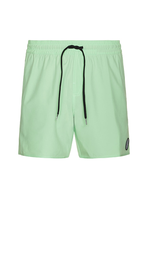 Lido Solid Swim Trunks in Mint. - size S (also in L, M, XL/1X)