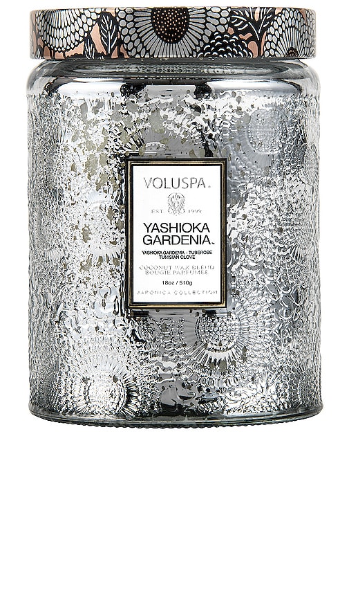 Voluspa Yashioka Gardenia Large Jar Candle in Floral | REVOLVE