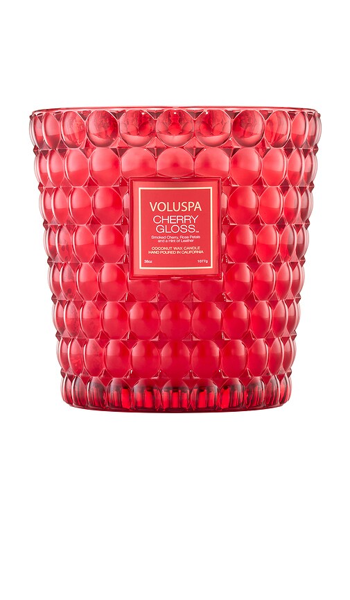 Voluspa Cherry Gloss 3 Wick Hearth Candle | REVOLVE