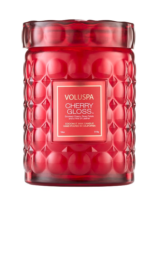 Voluspa Cherry Gloss Large Jar Candle In N,a