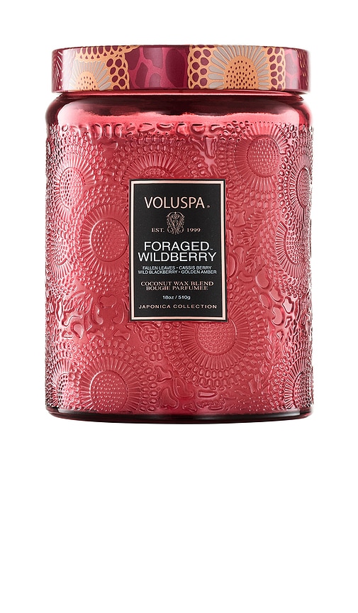 Voluspa Foraged Wildberry Large Jar In Foraged Wildberry