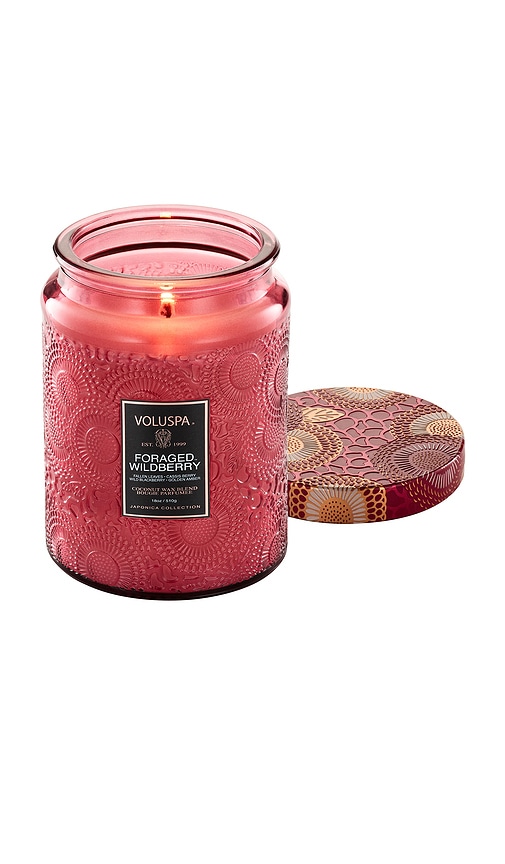 Voluspa Foraged Wildberry Large Jar In Foraged Wildberry