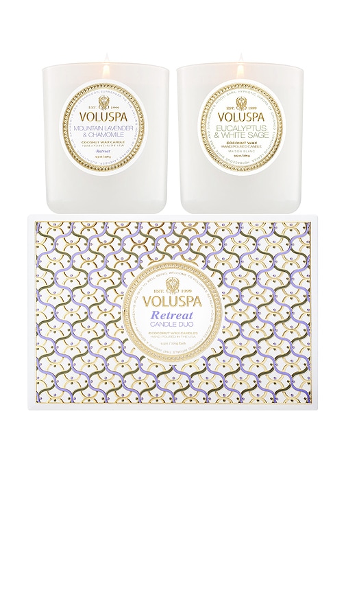 Voluspa Maison Retreat Classic Candle Duo Set