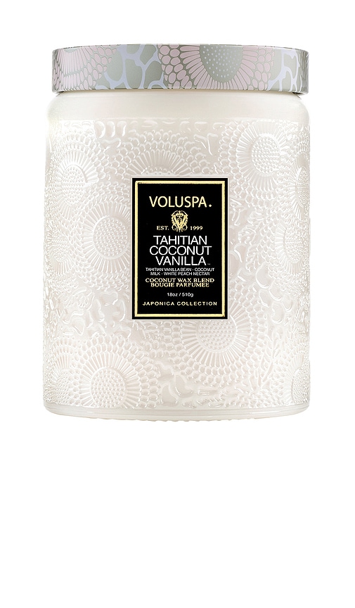 Voluspa Tahitian Coconut Large Jar Candle