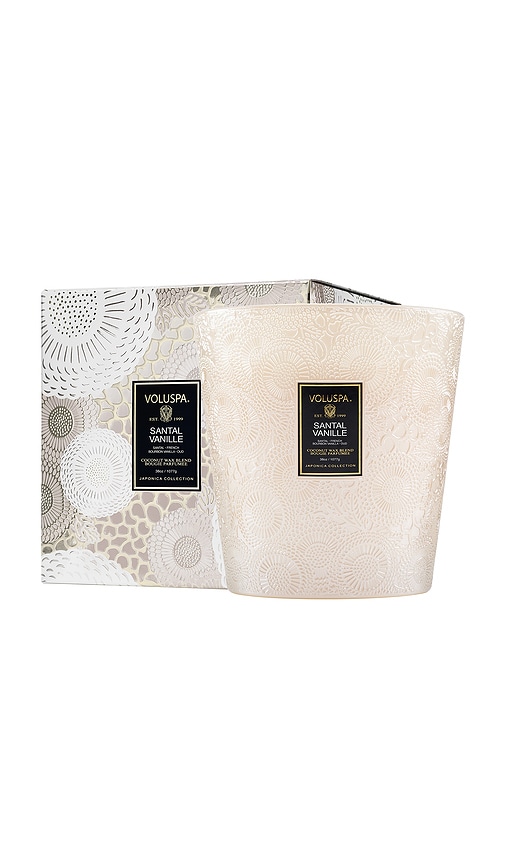 Voluspa Santal Vanille 3 Wick Hearth Candle