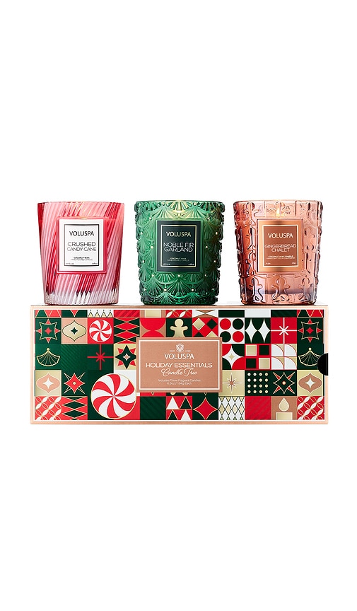 Voluspa Holiday 6.5oz Classic Candle Gift Set In Multi
