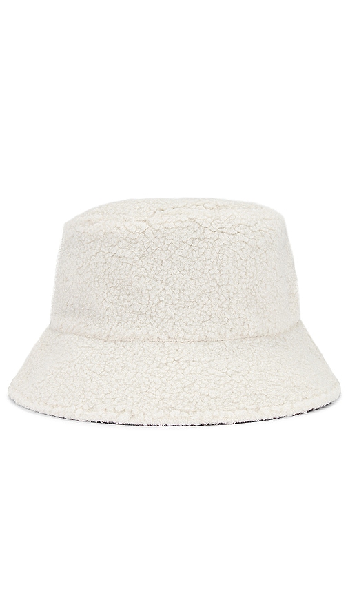 Shop Von Dutch Sherpa Bucket Hat In Cream
