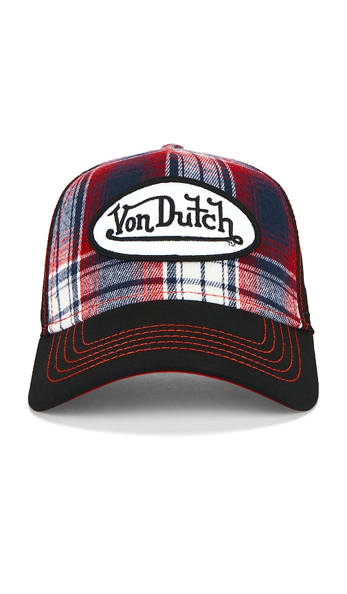 Von Dutch Plaid Trucker Hat