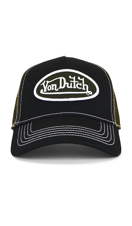 Staple Trucker Hat in Grey.
