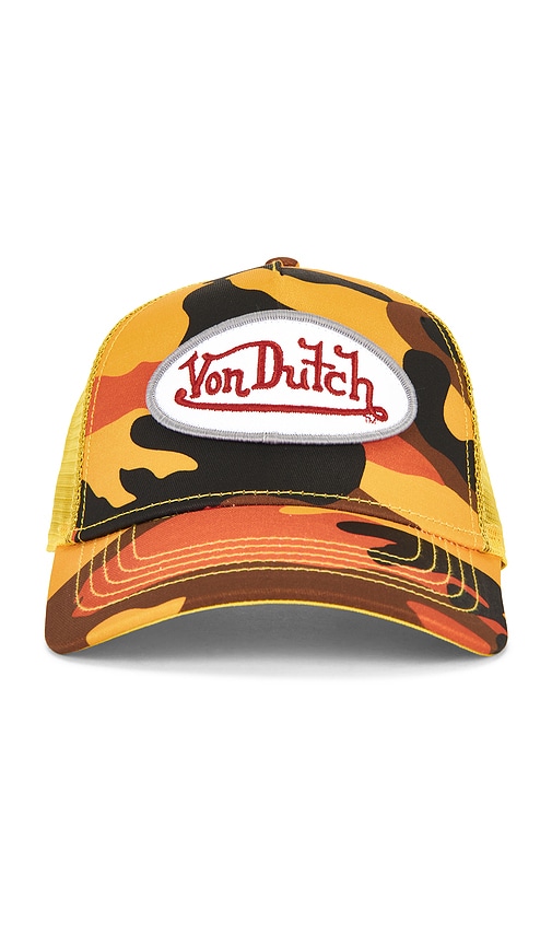 Multi Trucker Hat in Orange.