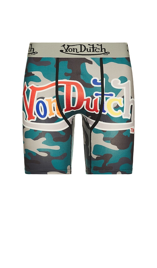 Von Dutch Camo 2 Pack Boxer Brief In Blue