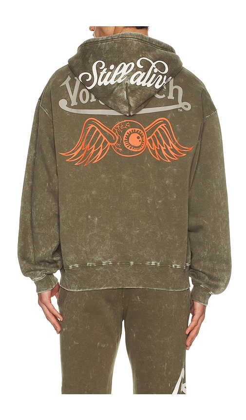 Von Dutch Oversized Zip Hoodie