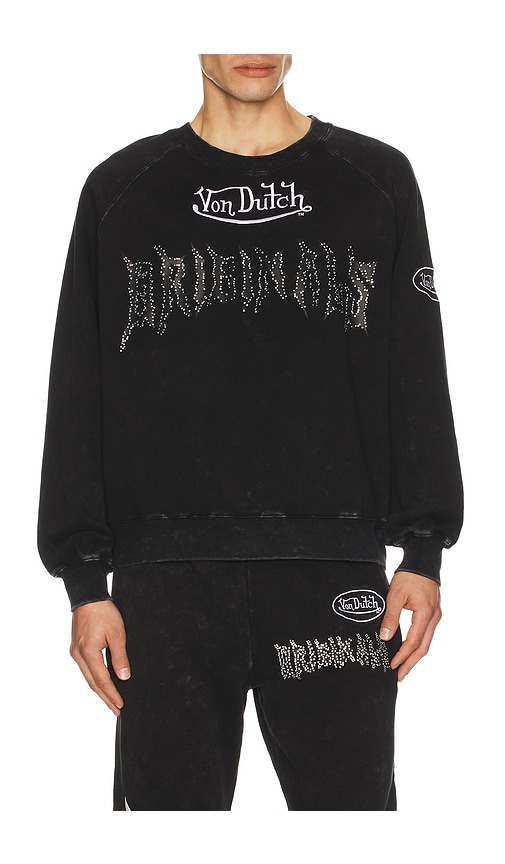 Von Dutch Crew Neck Raglan Sweatshirt