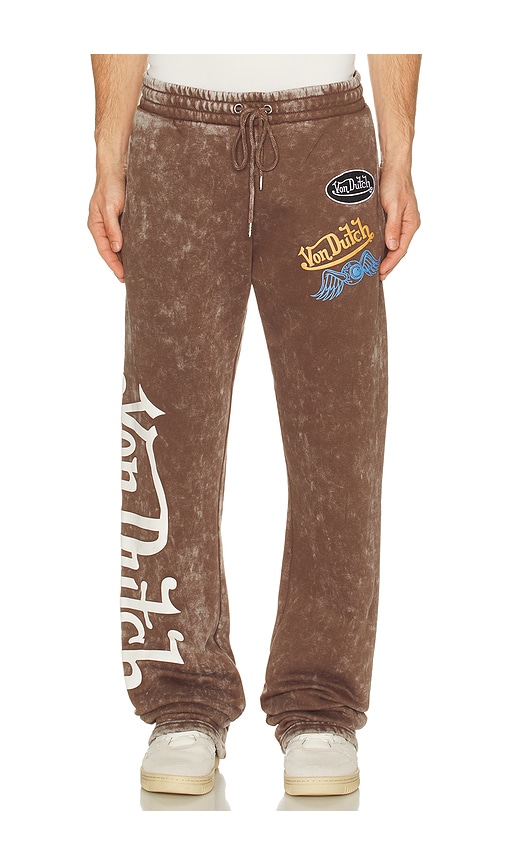 Von Dutch Stacked Flared Leg Jogger