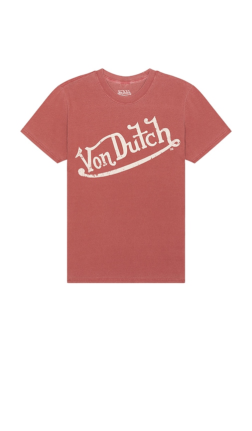 Logo Tee in Red. - size L (also in M, S, XL/1X) - Von Dutch - Modalova
