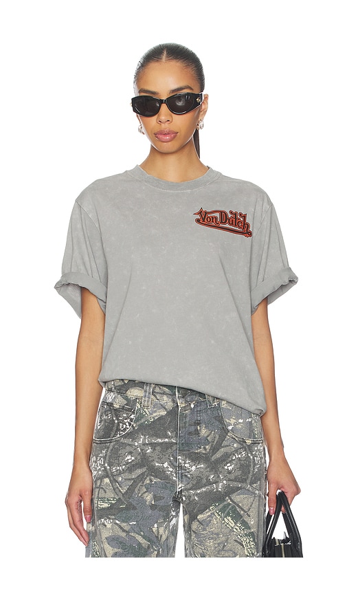  Von Dutch Shirt In Grey. Größe L. Also In Xl/1x. 