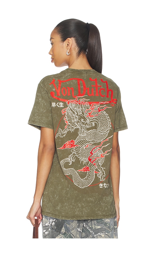 Von Dutch Dragon Washed Tee