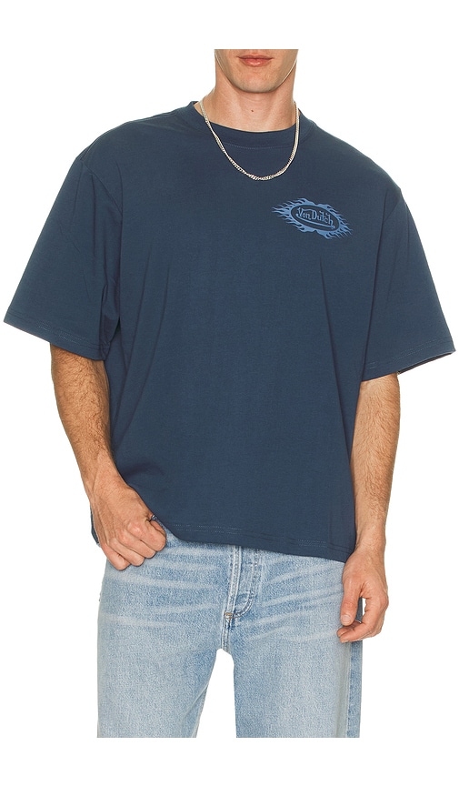 Von Dutch Chest Logo Boxy Crop Tee