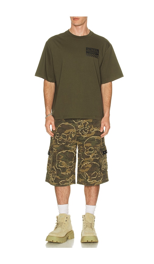  Von Dutch Shirt In Olive. Größe S. Also In M, L, Xl/1x. 