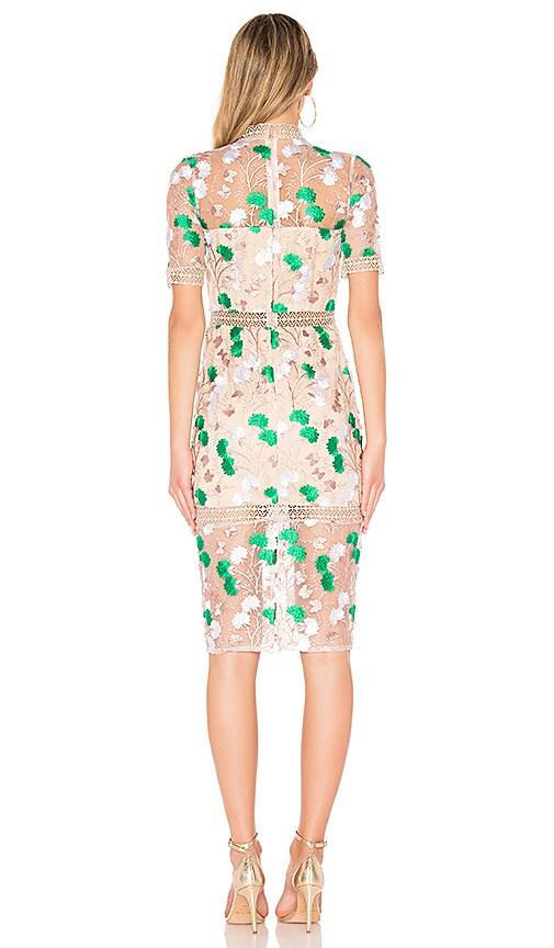 vone blushing floral sheath