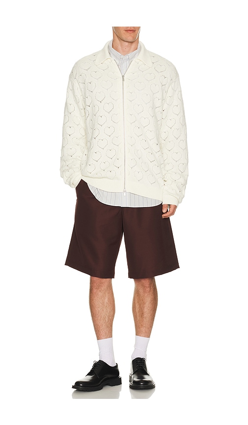  Vowels Pullover Mit Reissverschluss Eyelet In White. Größe 1. Also In 2, 3, 4. 