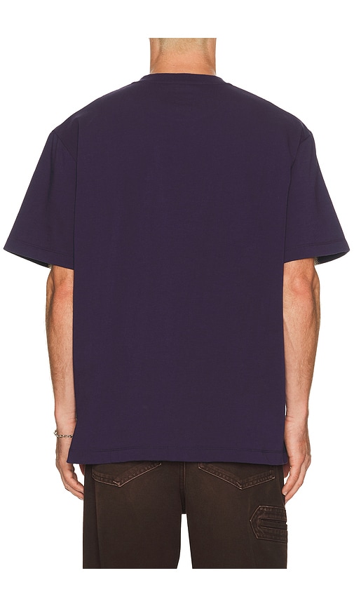 Vowels Blur Tee In Blue