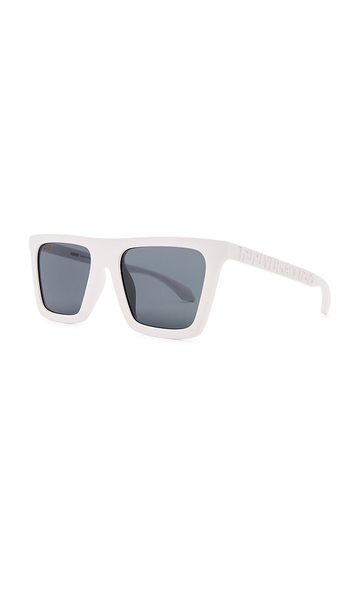 Shop Versace Wayfarer Sunglasses In White