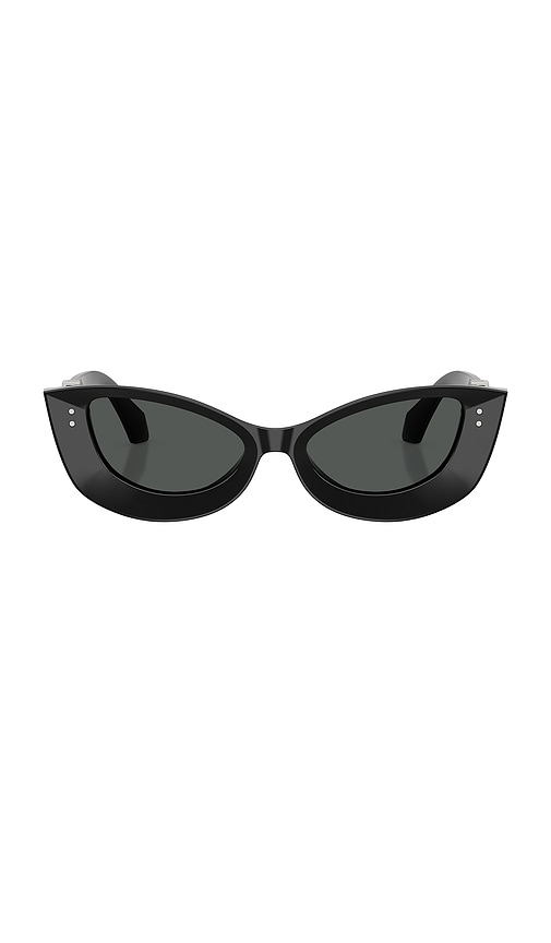 Cat Eye Sunglasses by VERSACE in Black
