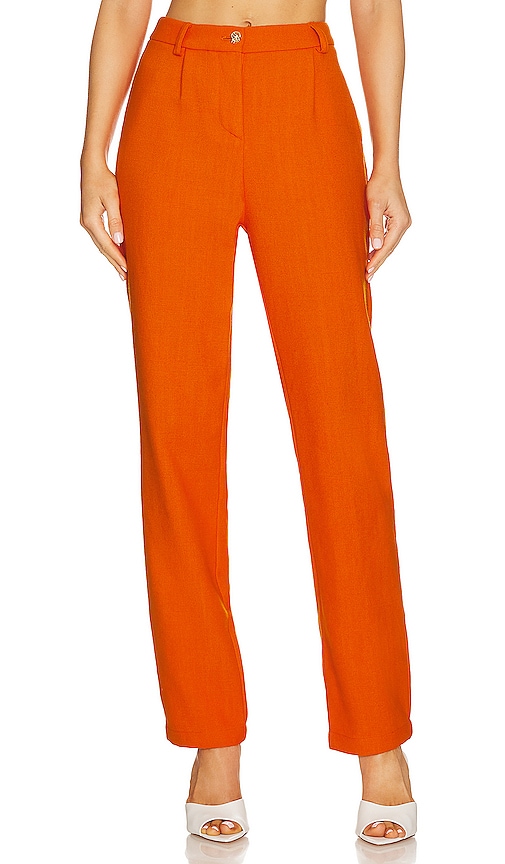 Valentina Shah Parker Trousers In Sunset Orange