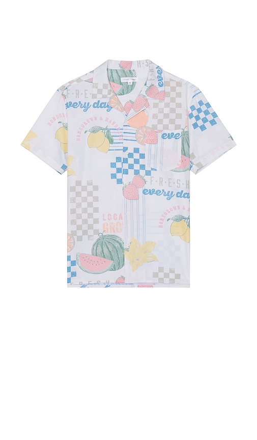 Premium Camp Shirt in White. - size XXL/2X (also in M, S, XL/1X)