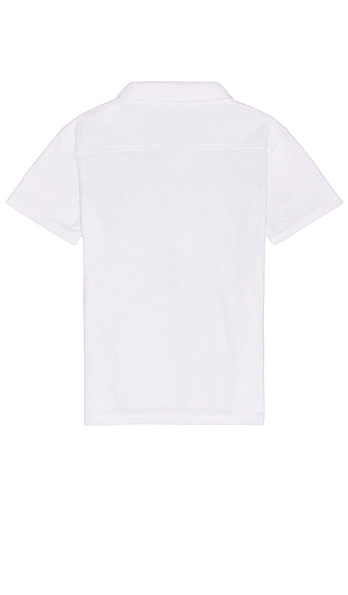 Shop Vintage Summer Towel Terry Polo In White