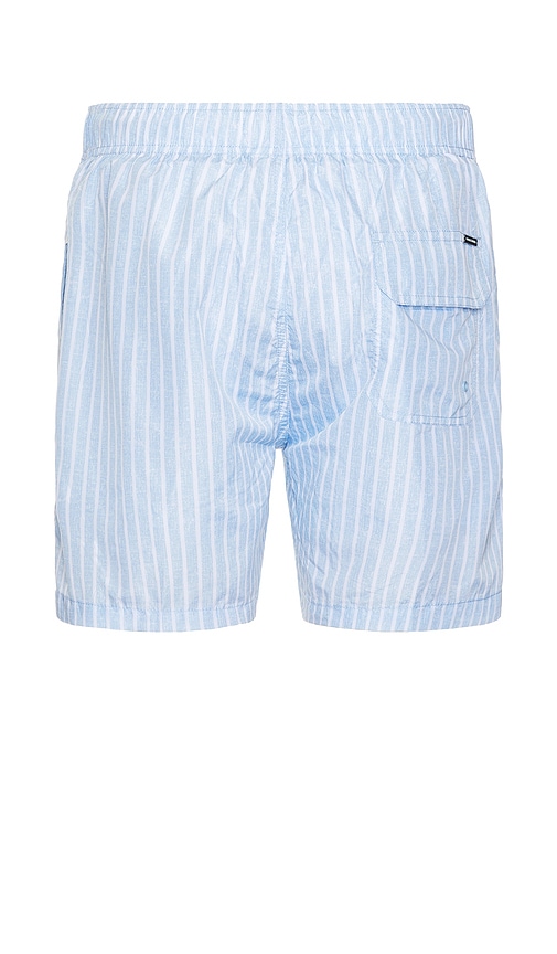 Shop Vintage Summer Ponji Swim Volleys Short In 淡蓝色