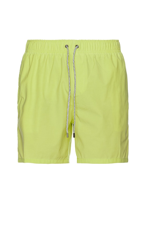 Vintage Wash Volley Swim Shorts in Green. - size XXL/2X (also in L, M, S, XL/1X)