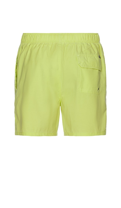 Vintage Wash Volley Swim Shorts in Green. - size XXL/2X (also in L, M, S, XL/1X)