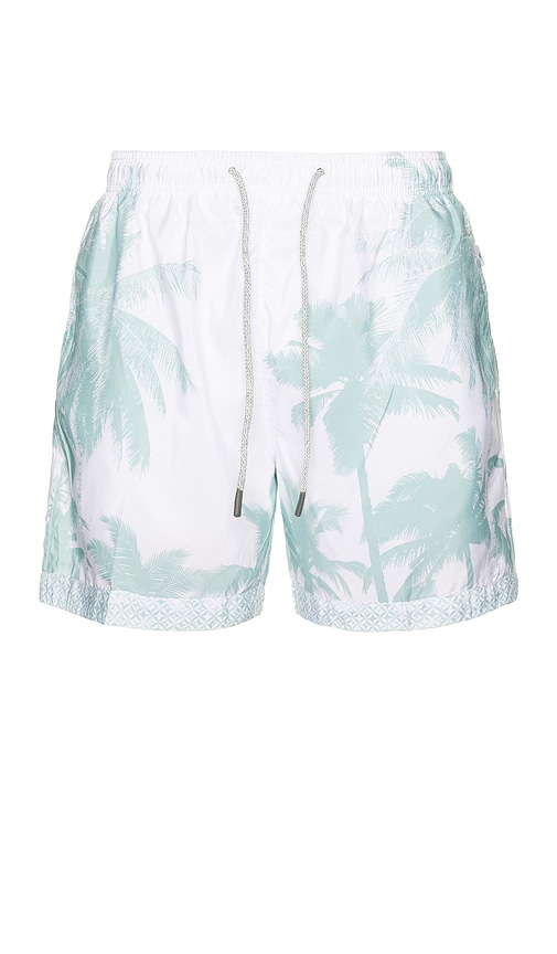 Ponji Swim Short in White. - size XXL/2X (also in L, M, S, XL/1X)