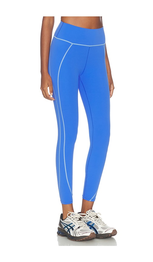 Vuori Allthefeels Linework Legging in Blue. - size L (also in M, S, XS)