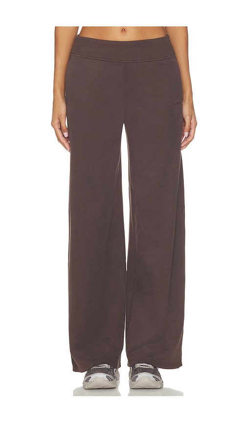 Vuori Sedona Midrise Wide Leg Sweatpant In French Roast